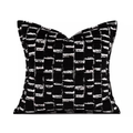 Abstract Distressed Velvet Pillow