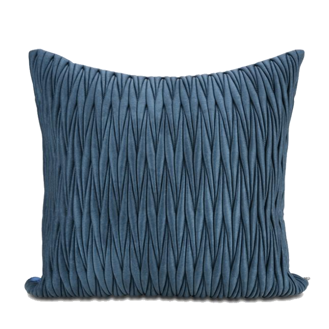 Fine Pleated Textural Art Pillow
